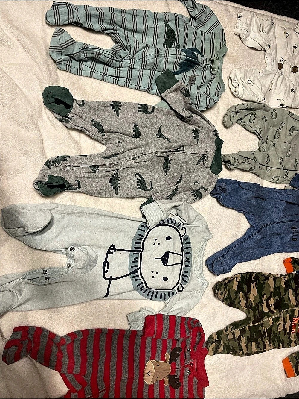 Baby boy sleeper bundle